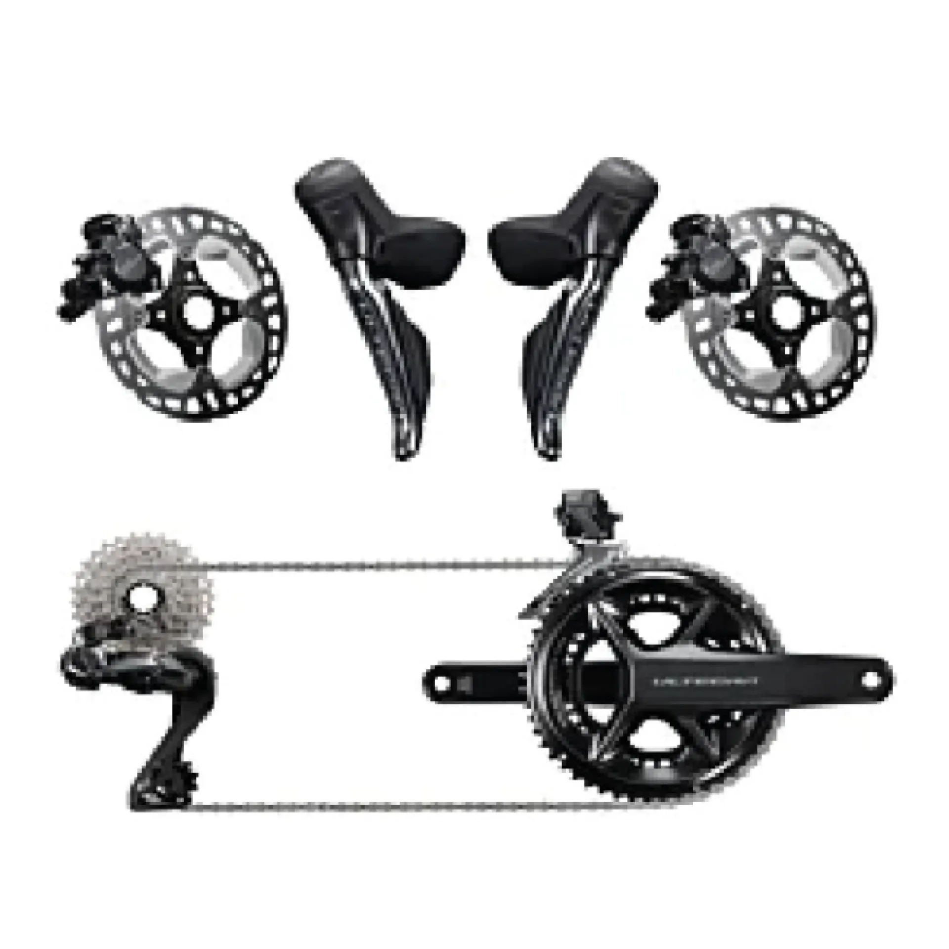 Gruppo Shimano Ultegra Di2 R8100 2x 12v Disco (170, 34-50)